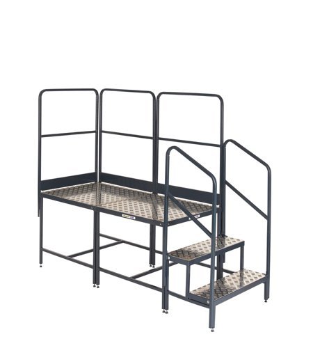 Platform System - 2x750Hmm Plat. - 2 Tread Unit & 3 Guards - BWP75X2G3