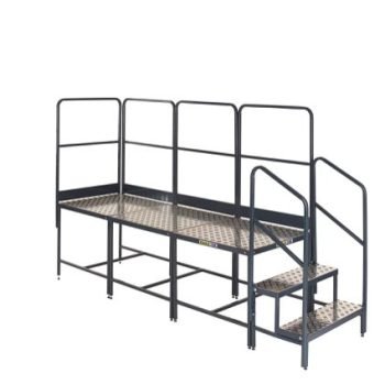Platform System - 3x1000Hmm Plat. - 3 Tread Unit & 4 Guards - BWP100X3G4