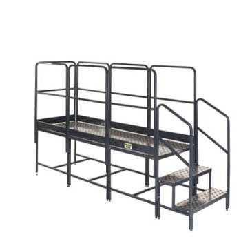 Platform System - 3x1000Hmm Plat. - 3 Tread Unit & 7 Guards - BWP100X3G7