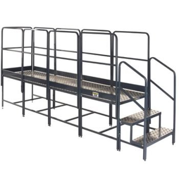 Platform System - 4x1000Hmm Plat. - 3 Tread Unit & 9 Guards - BWP100X4G9