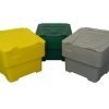 Polyethylene Salt & Grit Bin; 115L; Yellow - GCB115