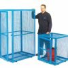 Powder Coated Security Cage; 830 x 700 x 700; Single Door; 500kg; Blue - SCB01Z