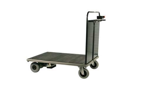Powered Platform Truck - Single Steel End - Small - PWPT401Y
