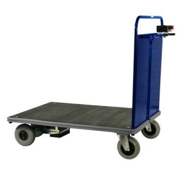 Powered Platform Truck - Single Steel End - Small - PWPT401YBL