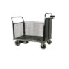 Powered Platform Truck - Steel End with 2 Mesh Sides & Opp End - Small - PWPT404Y