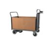 Powered Platform Truck - Steel End with 2 Timber Sides & Opp End - Small - PWPT414Y