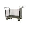 Powered Platform Truck - Steel End with Mesh Side & Opp End - Small - PWPT403Y