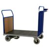 Powered Platform Truck - Steel End with Timber Opp End - Small - PWPT412YBL