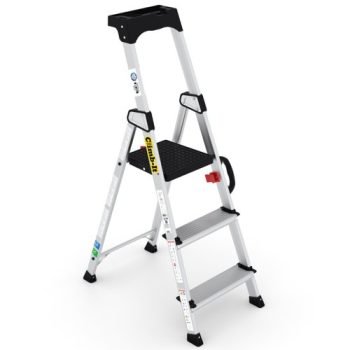 Professional Stepladders with Carry Handle - 3 Tread - CAH103