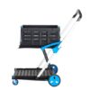 Proplaz Clever Trolley c/w 1 Folding Box; Injected Moulded Plastic/Anodised Aluminium; 70kg; Black/Blue/Silver - GC062Y