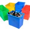 Proplaz Xtra Food Grade Polyethylene Bottle Skip; 135L; Blue - GC9414_Blue