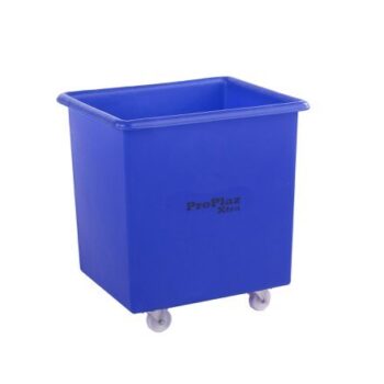 Proplaz Xtra Food Grade Polyethylene Mobile Tapered Truck; 118L; Blue - GC0118_Blue