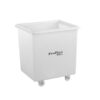 Proplaz Xtra Food Grade Polyethylene Mobile Tapered Truck; 118L; Natural - GC0118_Natural