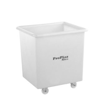 Proplaz Xtra Food Grade Polyethylene Mobile Tapered Truck; 118L; Natural - GC0118_Natural