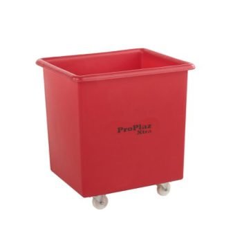 Proplaz Xtra Food Grade Polyethylene Mobile Tapered Truck; 118L; Red - GC0118_Red