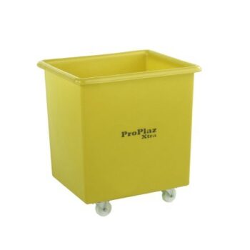 Proplaz Xtra Food Grade Polyethylene Mobile Tapered Truck; 118L; Yellow - GC0118_Yellow