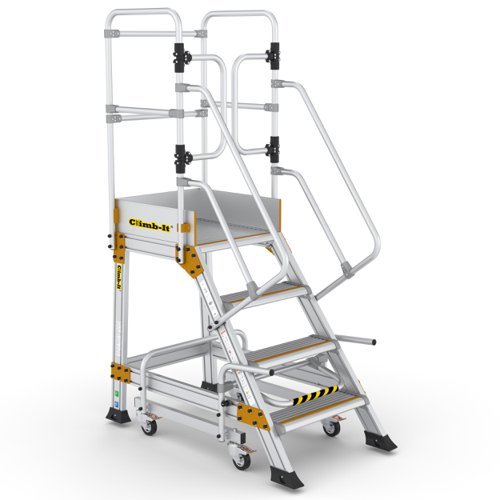 Safety Steps with Safety Lock - 4 Tread - CAL704
