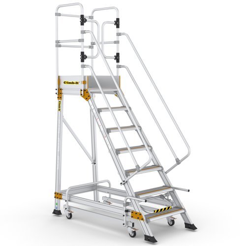 Safety Steps with Safety Lock - 7 Tread - CAL707