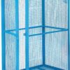 Security Cage; 1630 x 700 x 1000; Single Door; 500kg; Blue - SCB06Z