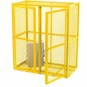 Security Cage; 1680 x 1400 x 700; Double Door; 500kg; Yellow - SCS04Z