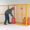 Security Cage; 1680 x 2070 x 700; Double Door; 500kg; Yellow - SCS05Z