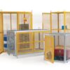 Security Cage; 880 x 700 x 700; Single Door; 500kg; Silver - SCG01S