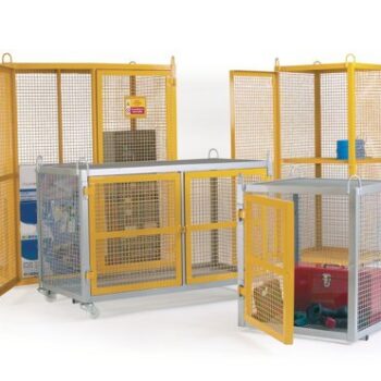 Security Cage; 880 x 700 x 700; Single Door; 500kg; Silver - SCG01S