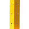Single Post to suit Triple Ridge Steel Barriers; 483H mm; Yellow - SGP04Z