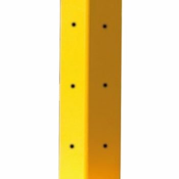 Single Post to suit Triple Ridge Steel Barriers; 483H mm; Yellow - SGP04Z