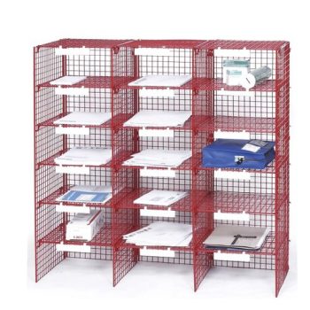 Sort Unit - 6 Compartment Red - MRSC06RD