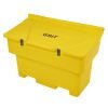 Stackable Polyethylene Grit Bin c/w Salt; 200L; Yellow - GB200ST