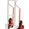 Stairclimber with Skids; 3 Star Wheels; Aluminium; 60/150kg; Silver - GI380Y