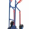 Stairclimber with Skids; 3 Star Wheels; Steel; 60/150kg; Blue - GI370Y