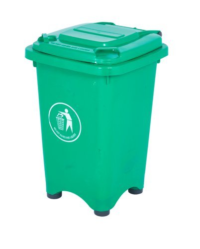 Static Bin; 50L; 30% Recycled Polyethylene; Green - LFB50Z_Green