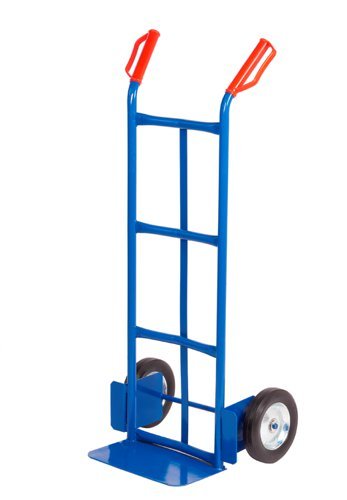 Steel Sack Truck; Cushion Wheels; Steel; 150kg; Blue - GI521H
