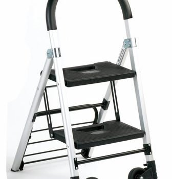 Step-A-Truck; 2 Tread; Solid Wheels; Aluminum; 60/150kg; Silver/Black - FMS82Y