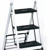 Step-A-Truck; 3 Tread; Solid Wheels; Aluminum; 60/150kg; Silver/Black - FMS83Y