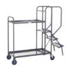 Stepped Picking Trolley 2 Tier 3 Step 800 x 500 Steel - PAOP204Y