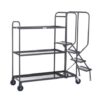 Stepped Picking Trolley 3 Tier 4 Step 1000 x 500 Steel - PAOP206Y