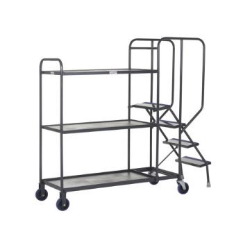 Stepped Picking Trolley 3 Tier 4 Step 1000 x 500 Timber - PAOP205Y