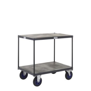 Table Top Shelf Trucks - 2 Shelf - Timber - 1000 x 700 - PAST505Y