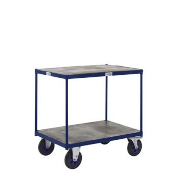 Table Top Shelf Trucks - 2 Shelf - Timber - 1000 x 700 - PAST505YBL