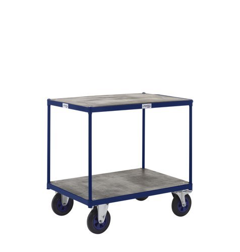 Table Top Shelf Trucks - 2 Shelf - Timber - 1000 x 700 - PAST505YBL