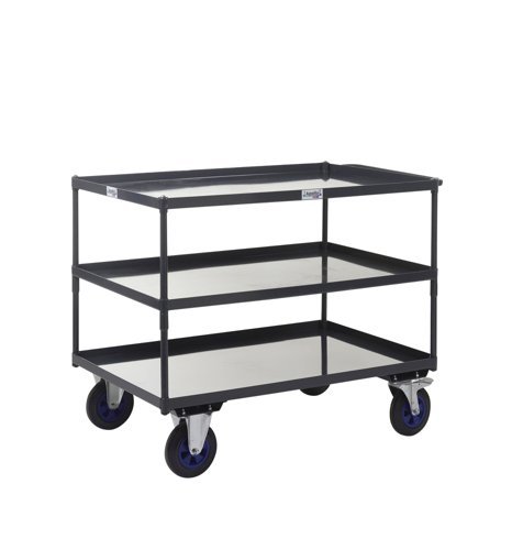 Table Top Shelf Trucks - 3 Shelf - Steel - 1000 x 700 - PAST516Y