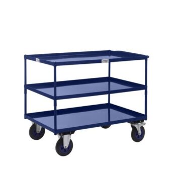 Table Top Shelf Trucks - 3 Shelf - Steel - 1000 x 700 - PAST516YBL