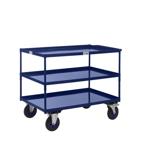 Table Top Shelf Trucks - 3 Shelf - Steel - 1000 x 700 - PAST516YBL