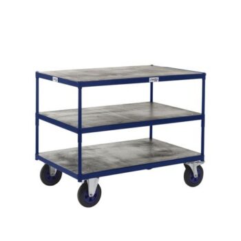 Table Top Shelf Trucks - 3 Shelf - Timber - 1000 x 700 - PAST506YBL