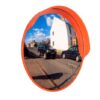 Traffic Mirror with Hoods; 600mm dia; Orange - TMH60Z