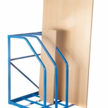 Vertical Sheet Rack; 3 Bays; Distance between support bars: 230mm;Blue - GVR15