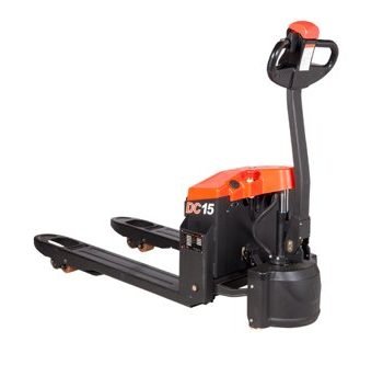Vulcan Fully Powered Pallet Truck; Fork Length mm: 1150; Width Over Forks mm: 540; 1500kg; Steel; Black/Orange - FPPT10